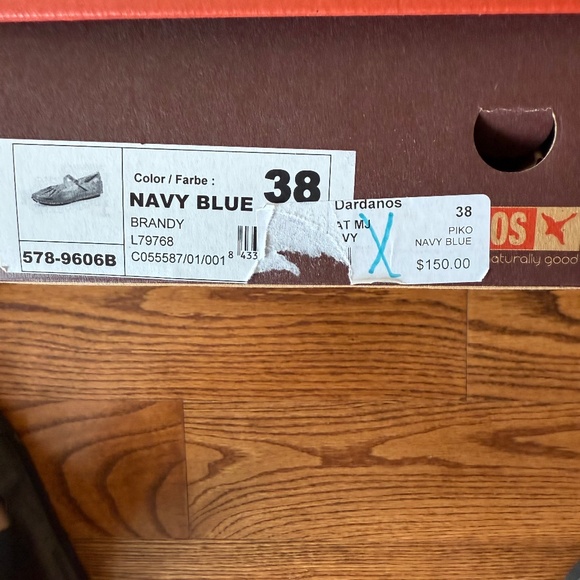 Pikolinos, size 38(8), navy and cognac - Picture 6 of 7